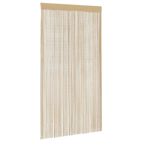 vidaXL String Curtains 2 pcs. 140 x 250 cm Beige