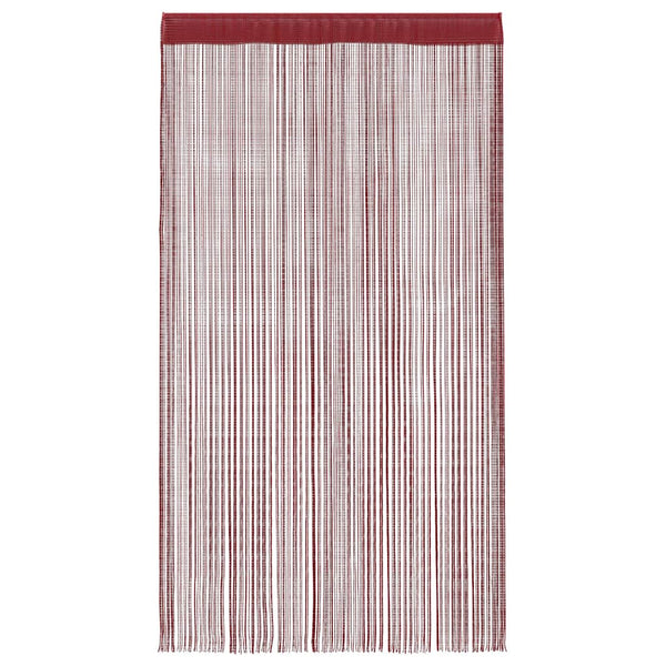vidaXL String Curtains 2 pcs. 100 x 250 cm Burgundy
