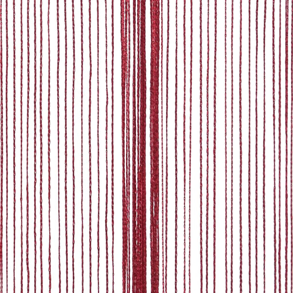 vidaXL String Curtains 2 pcs. 100 x 250 cm Burgundy