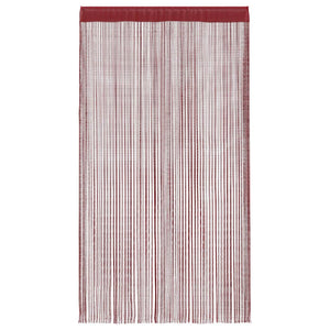 vidaXL String Curtains 2 pcs. 140 x 250 cm Burgundy