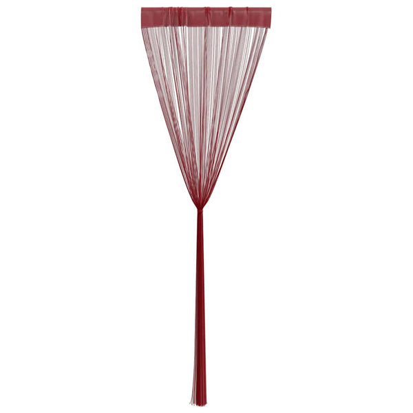 vidaXL String Curtains 2 pcs. 140 x 250 cm Burgundy
