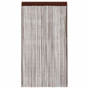 vidaXL String Curtains 2 pcs. 100 x 250 cm Brown