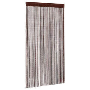 vidaXL String Curtains 2 pcs. 140 x 250 cm Brown