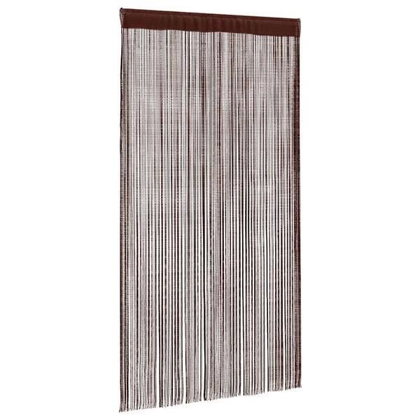vidaXL String Curtains 2 pcs. 140 x 250 cm Brown
