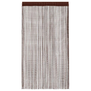 vidaXL String Curtains 2 pcs. 140 x 250 cm Brown