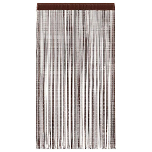 vidaXL String Curtains 2 pcs. 140 x 250 cm Brown