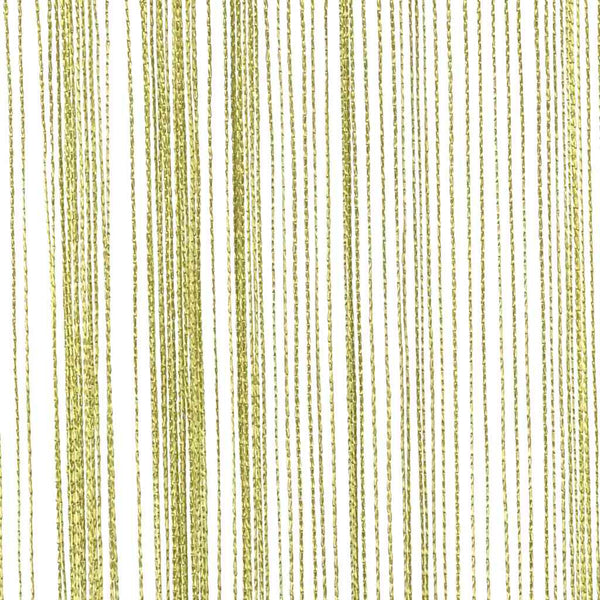 vidaXL String Curtains 2 pcs. 100 x 250 cm Green