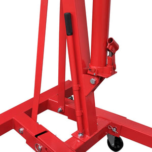 vidaXL Workshop Crane 2 Ton Folding 88.2 kg