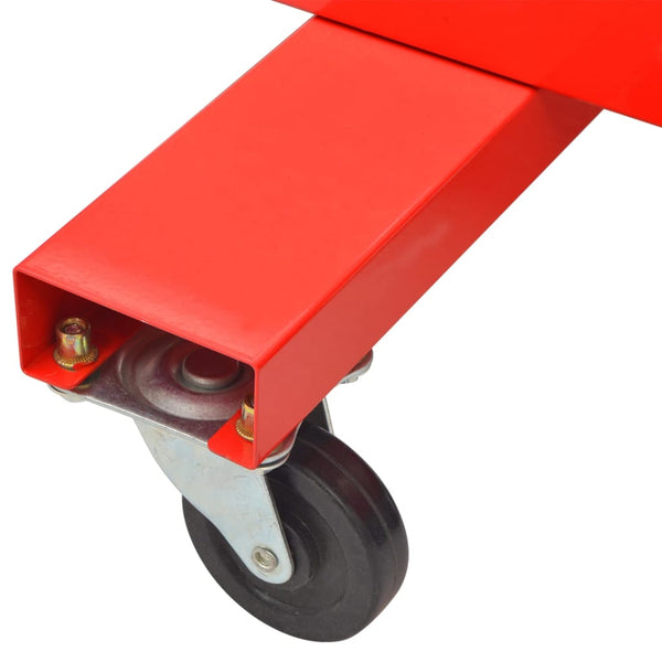 vidaXL Workshop Trolley with 1125 Tools Steel Red