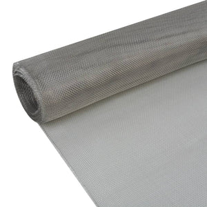 vidaXL Wire Mesh 100x500 cm Stainless Steel 202