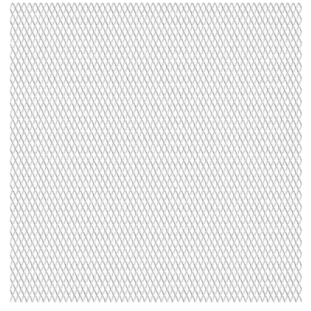 vidaXL Stainless Steel Expanded Metal Mesh 50x50 cm 20x10x2 mm
