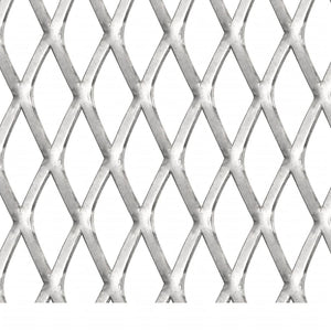 vidaXL Stainless Steel Expanded Metal Mesh 50x50 cm 20x10x2 mm