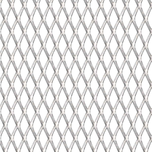 vidaXL Expanded Metal Mesh Stainless Steel 50×50 cm 45×20×4 mm