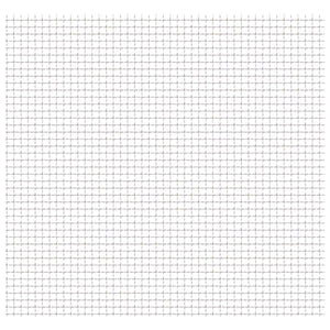 vidaXL Crimped Mesh Stainless Steel 100x85 cm 31x31x3 mm