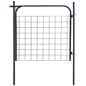 vidaXL Garden Gate 100x100 cm Anthracite