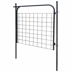 vidaXL Garden Gate 100x100 cm Anthracite