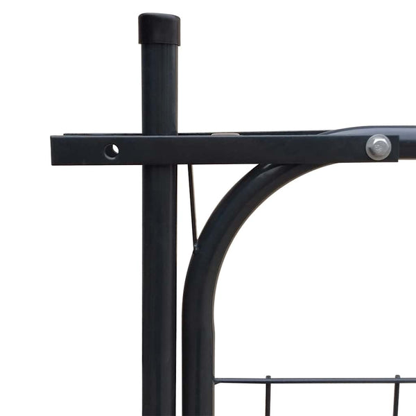 vidaXL Garden Gate 100x100 cm Anthracite