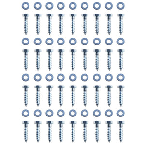 vidaXL Ground Anchors L-Shaped for Play Tower 12 pcs. Steel 5 x 5 x 50 cm
