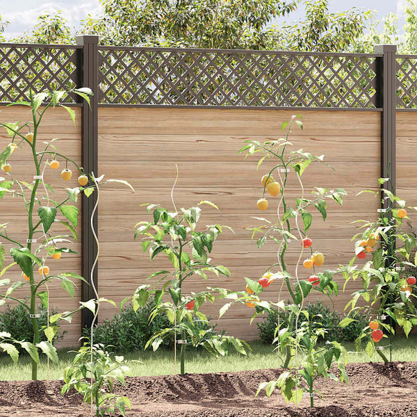 vidaXL Tomato Spiral Supports 5 pcs. 110 cm Galvanized Steel