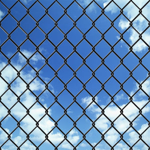 vidaXL Chain Link Fence 15 x 1 m Steel Grey
