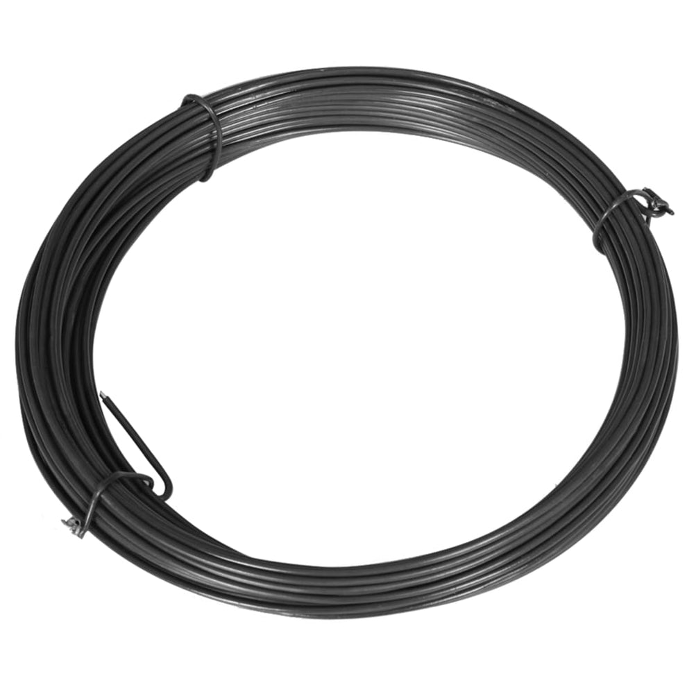 vidaXL Fence Tie Wire 25 m 1.4/2 mm Steel Grey