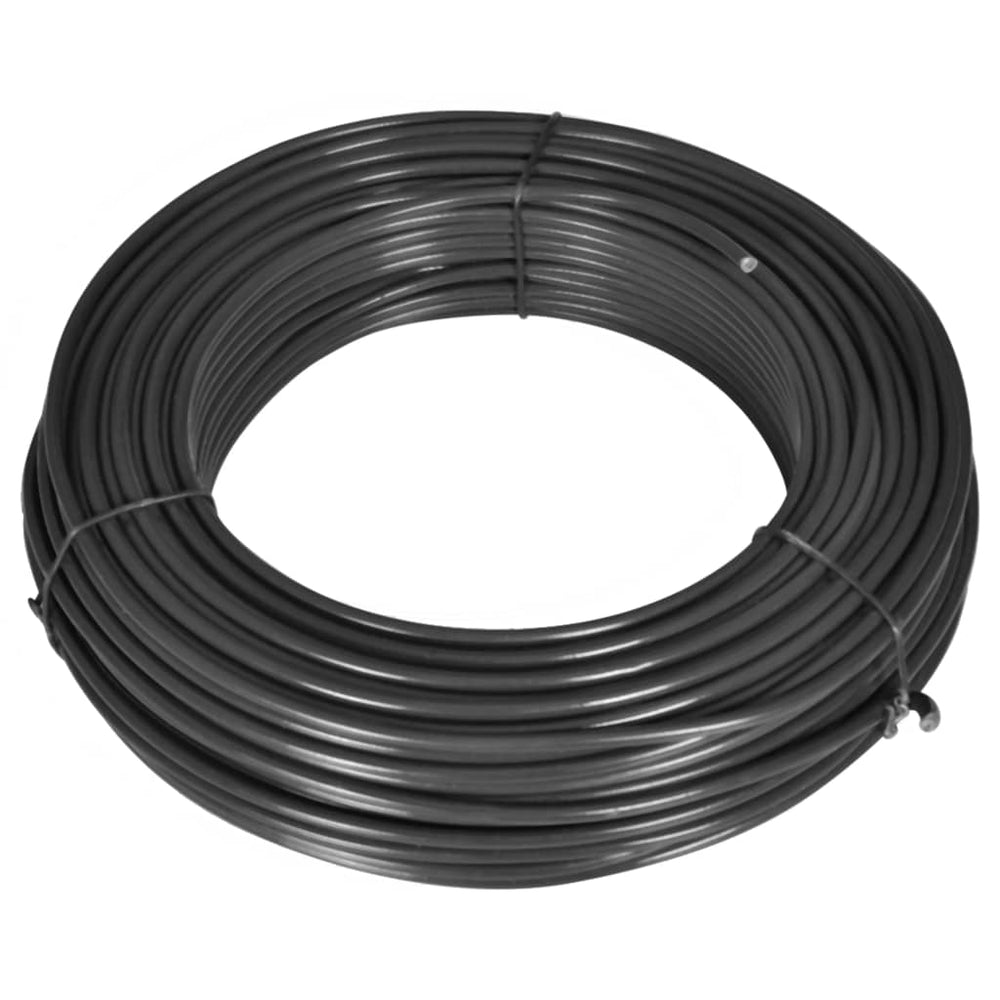 vidaXL Tension Wire for Fence 80 m 2.1/3.1 mm Steel Grey
