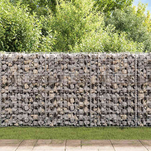 vidaXL Gabion Planter Raised Vegetable Garden Steel 120×30×100 cm
