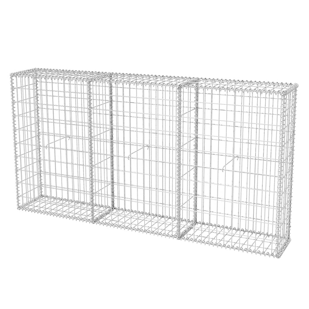 vidaXL Gabion Basket Steel 200×30×100 cm