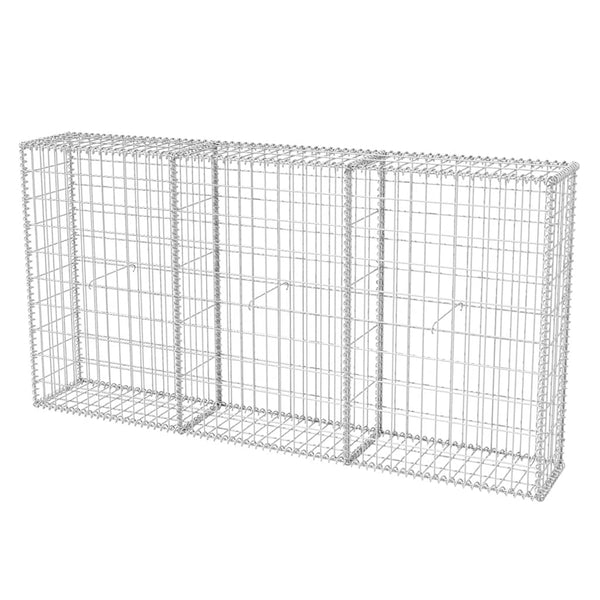 vidaXL Gabion Basket Steel 200×30×100 cm
