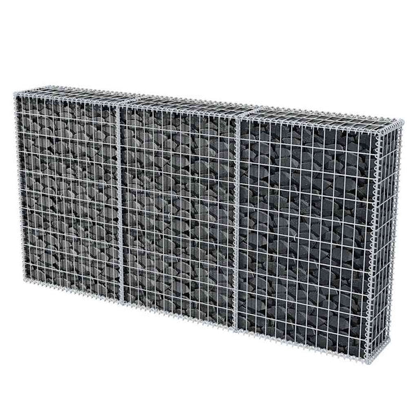 vidaXL Gabion Basket Steel 200×30×100 cm