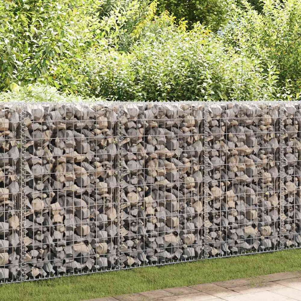 vidaXL Gabion Basket Steel 200×30×100 cm