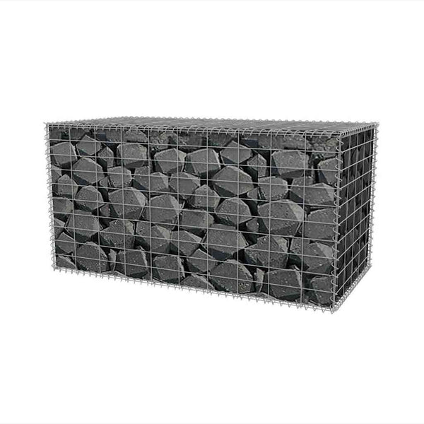 vidaXL Gabion Basket Steel 100×50×50 cm