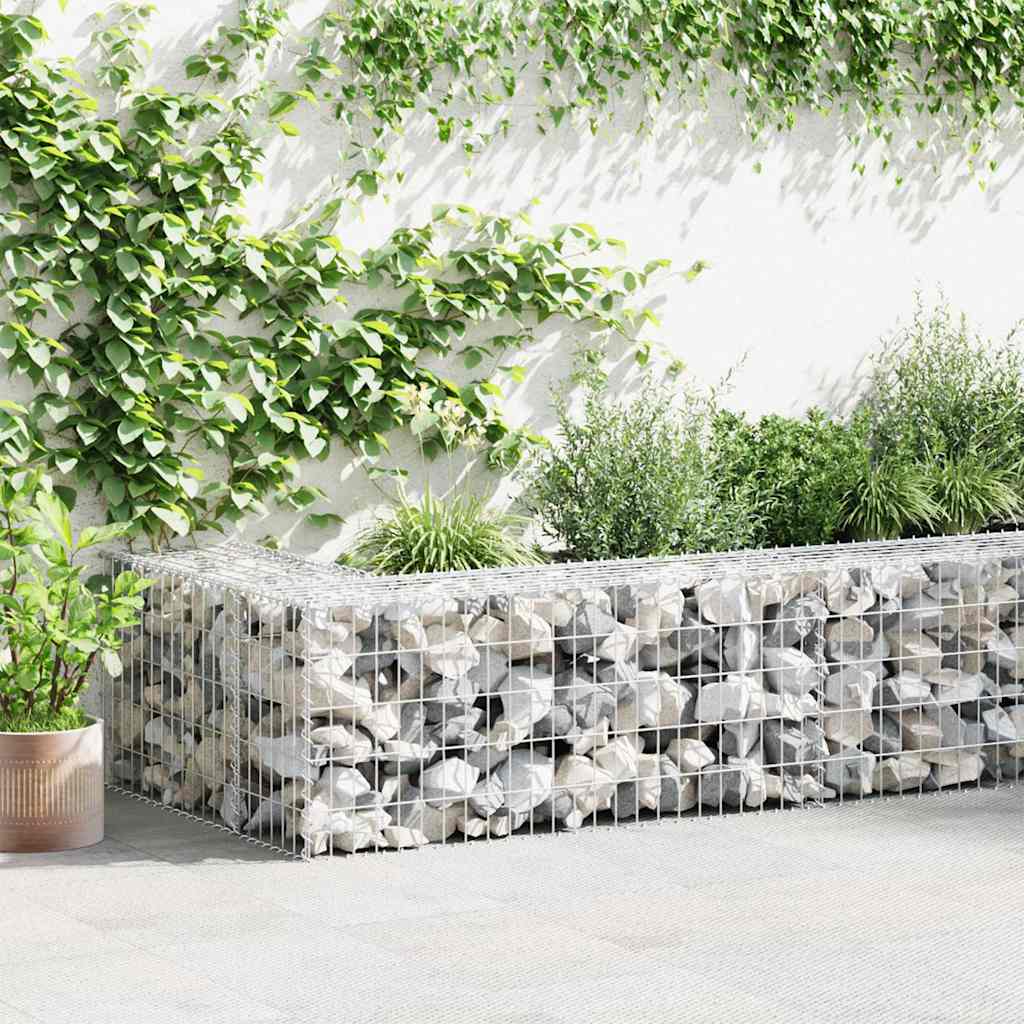 vidaXL Gabion Basket Steel 100×50×50 cm