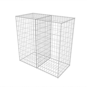 vidaXL Gabion Basket Steel 100x50x100 cm