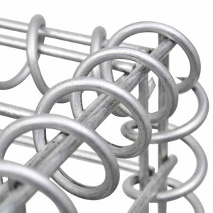 vidaXL Gabion Basket Steel 100x50x100 cm