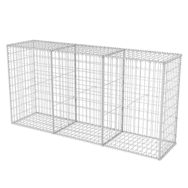 vidaXL Gabion Basket Steel 200×50×100 cm