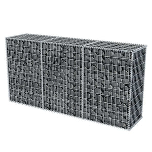 vidaXL Gabion Basket Steel 200×50×100 cm