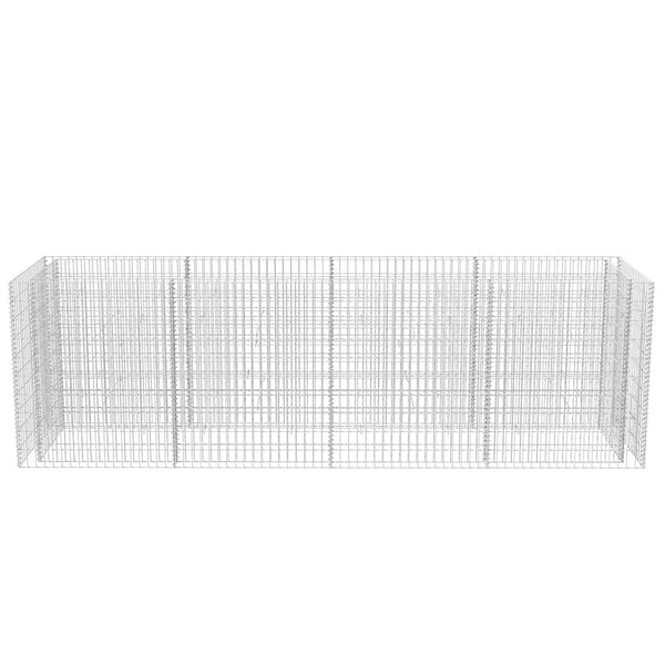 vidaXL Gabion Raised Garden Bed Steel 360x90x100 cm