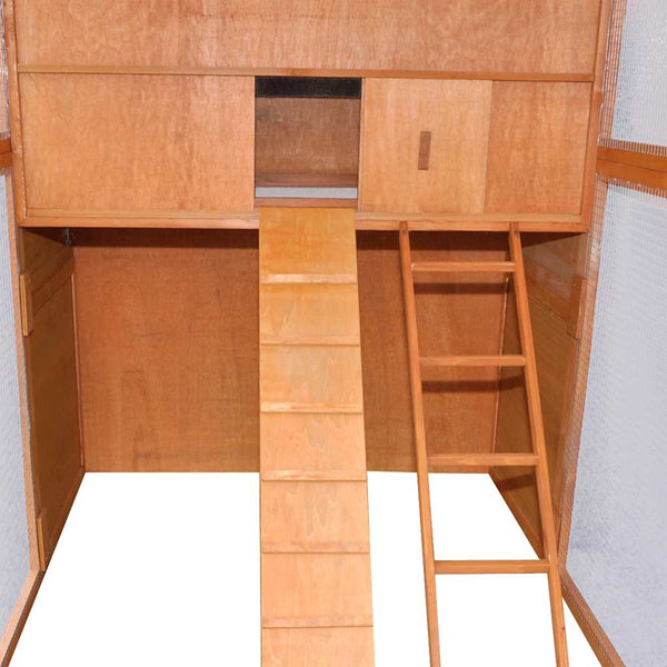 vidaXL Wooden Chicken Coop 295x163x170 cm