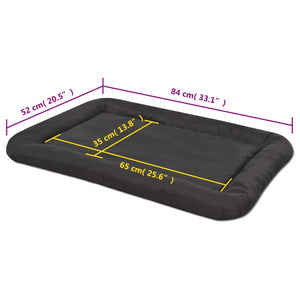 vidaXL Dog Bed Size XL Black