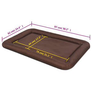 vidaXL Dog Bed Size XXL Brown