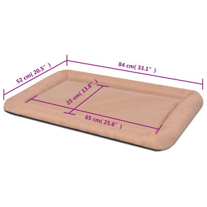 vidaXL Dog Bed Size XL Beige
