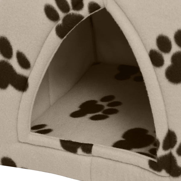 vidaXL Cat Cave Size L Beige