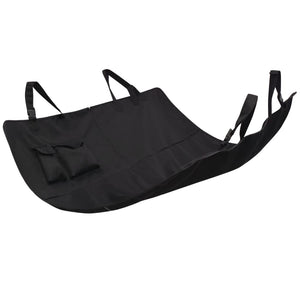 vidaXL Pet Back Seat Cover 148x142 cm Black