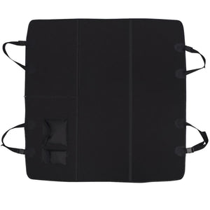 vidaXL Pet Back Seat Cover 148x142 cm Black