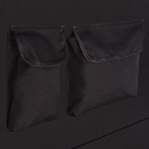 vidaXL Pet Back Seat Cover 148x142 cm Black