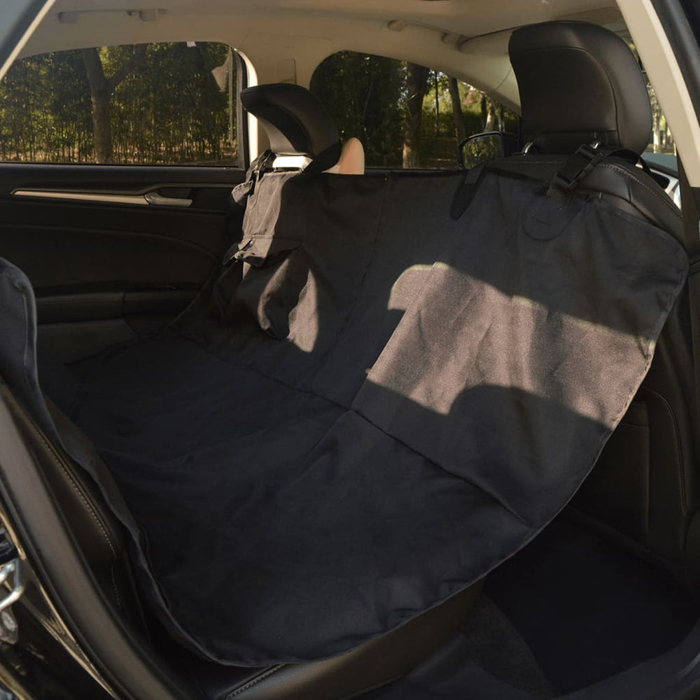 vidaXL Pet Back Seat Cover 148x142 cm Black