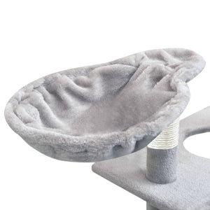vidaXL Cat Scratching Tree 150 cm Grey