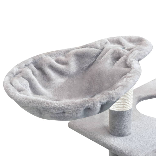 vidaXL Cat Scratching Tree 150 cm Grey