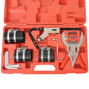 vidaXL 11-Piece Piston Ring Compressor Set